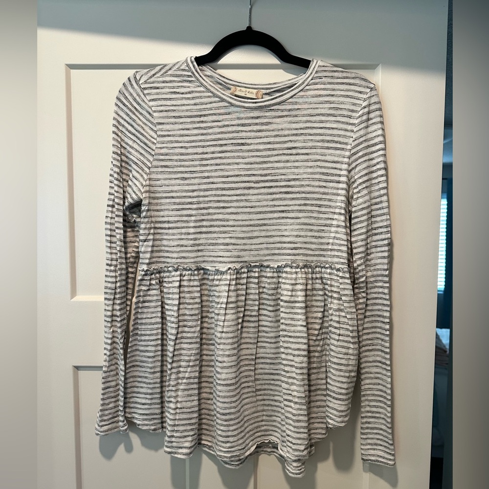 Long sleeve striped shirt